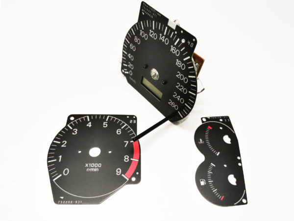 RS2 260 kmh kph Evo 4 5 6 CP9A Tacho Speedometer flull scale meter Dashfreaks