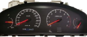 Mitsubishi Galangt EA0 300 kph kmh speedometer gauge cluster tacho