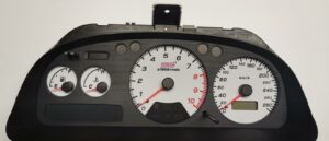 subaru impreza wrx sti v4 280 kmh kph tacho gauge cluster dials