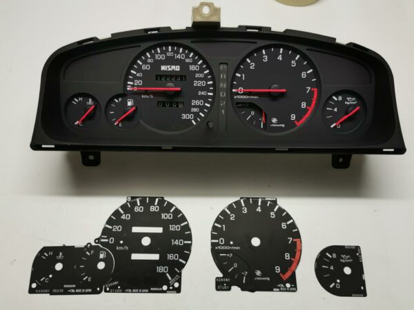 Nismo Tacho gauge cluster Nissan r33 300 kmh