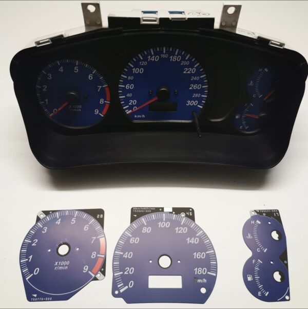 Ralliart 300 kmh kph Evo 4 5 6 CP9A Tacho Speedometer full scale meter Dashfreaks