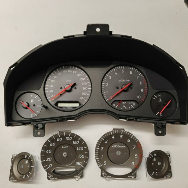 Nissan Skyline R34 Speedometer Gauge Cluster Nismo Conversion Kit 300 kmh