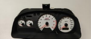 subaru impreza wrx sti v5 v6 280 kmh kph tacho gauge cluster dials