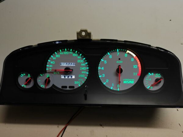 Nismo Tacho gauge cluster Nissan r33 320 kmh