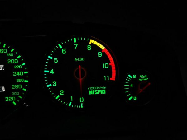 Nismo Tacho gauge cluster Nissan r33 320 kmh