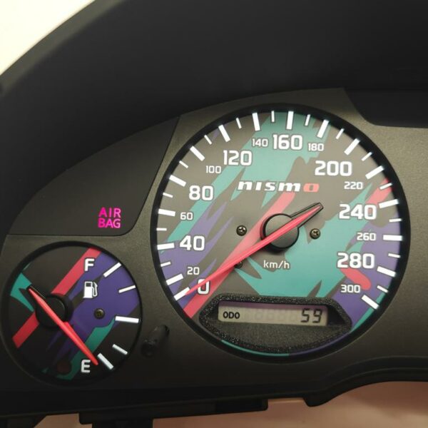 Nissan Skyline R34 Speedometer cluster HKS Nismo 300 km/h