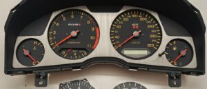 Nissan Skyline R34 Speedometer cluster HKS Nismo Mine's 320 km/h