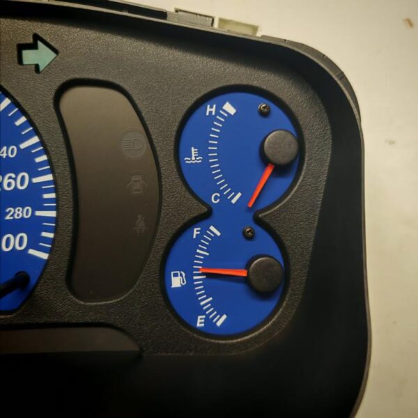 Blue Evo 6 300 kmh kph Evo 4 5 6 CP9A Tacho Speedometer full scale meter Dashfreaks